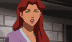 Starfire Laying On Couch GIF
