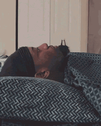 Staring Blank On Ceiling Sleeping Meme GIF
