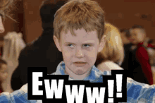 Staring Boy Eww Reaction GIF