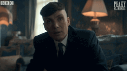 Staring Serious Thomas Shelby GIF