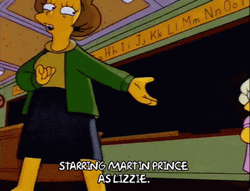 Starring Martin Prince As Lizzie GIF