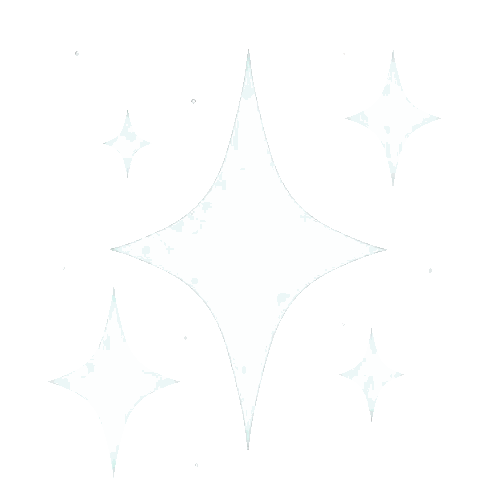 Stars And Circle Drawing Sticker