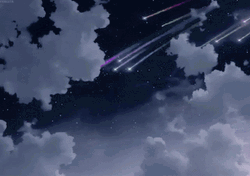 Stars Falling In The Sky Anime Aesthetic