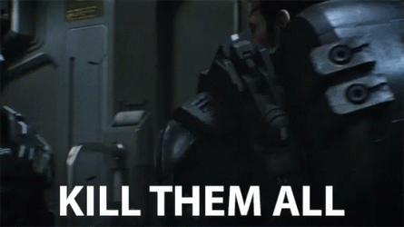 Starship Troopers Kill Them All GIF