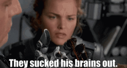Starship Troopers They Sucked His Brains Out GIF