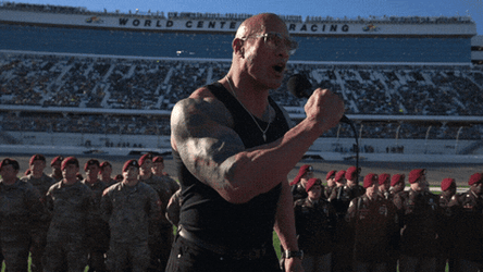 Start Your Engines Dwayne Johnson Announcement GIF