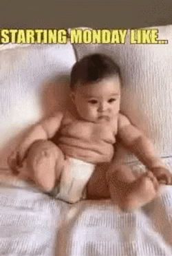 Starting Manic Monday Like A Falling Baby GIF