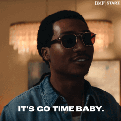 Starz Cool Black Dude Its Go Time Baby GIF