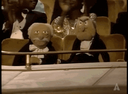 Statler And Waldorf Applauded GIF