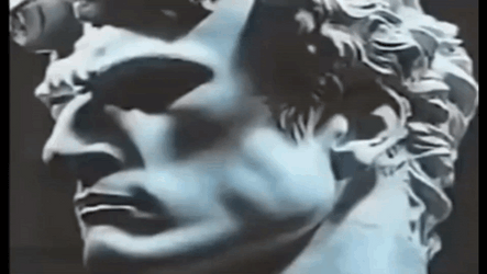 Statue Jaw Details Mewing Meme GIF