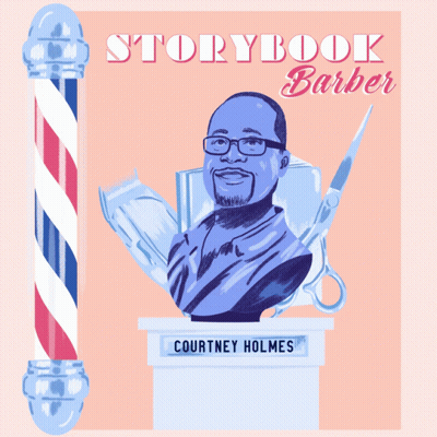 Statue Of Barber Courtney Holmes GIF