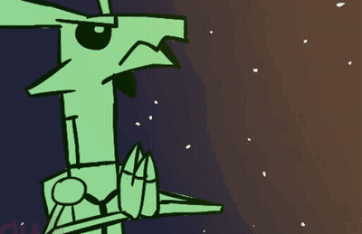 Statue Of Liberty Drawing With Letter A GIF