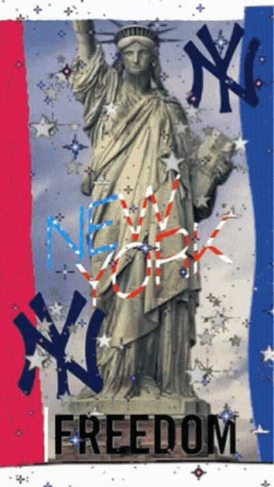 Statue Of Liberty Freedom Poster GIF