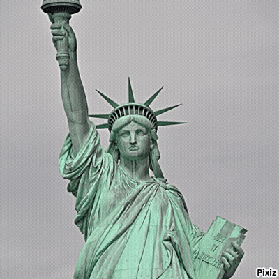 Statue Of Liberty With Pixiz GIF