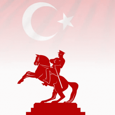 Statue Of Man On Horse Poster 19 Mayis GIF