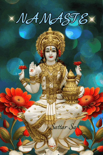 Statue of Woman With Namaste