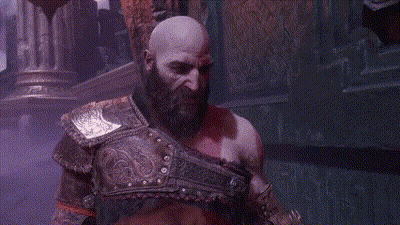 Statue With Chains Around Body GIF