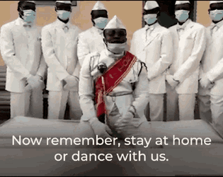 Stay At Home Mask GIF
