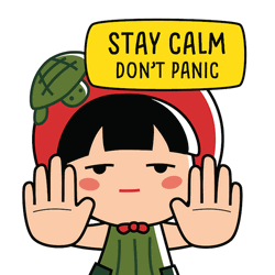 Stay Calm Don't Panic GIF
