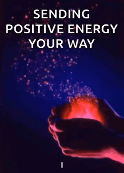 Stay Calm Sending Positive Energy You Way GIF