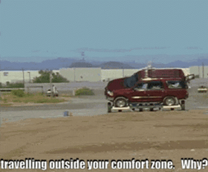 Stay In Your Lane Mannequin GIF