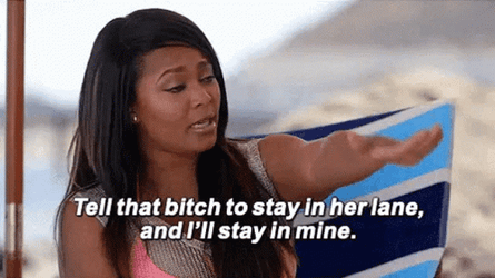 Stay In Your Lane Teairra Marí GIF