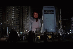 Stay Puft Giant Marshmallow Man Face Swap GIF