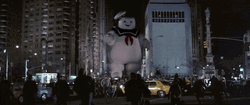 Stay Puft Giant Marshmallow Man Ghostbusters GIF