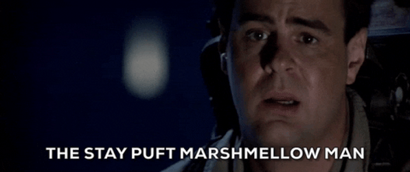 Stay Puft Marshmallow Man Dan Aykroyd GIF