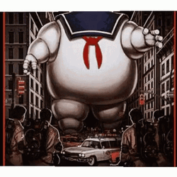 Stay Puft Marshmallow Man Ghostbusters Mobile Art GIF