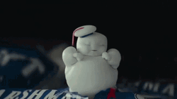 Stay Puft Marshmallow Man Happy Smile GIF
