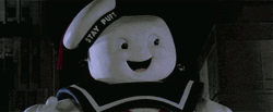 Stay Puft Marshmallow Man Swaying Ghostbuster GIF