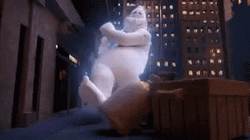 Stay Puft Marshmallow Man GIF
