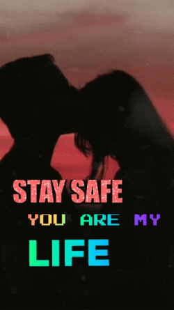 Stay Safe Forehead Kiss GIF