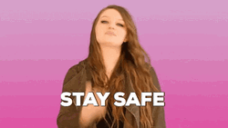 Stay Safe Ryn Dean Flying Kiss GIF