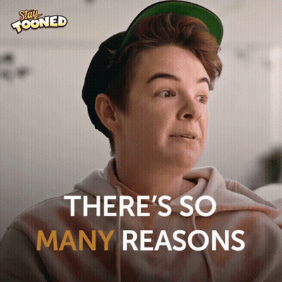 Stay Tooned Poster Boy In Baseball Cap GIF