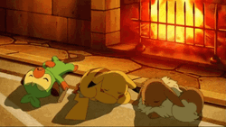 Stay Warm Sleeping Pokemon GIF