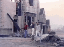 Stayin Alive MV Bee Gees Walking GIF