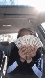 Stealing A Handful Of Cash  GIF