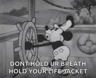 Steamboat Willie Mickey Mouse GIF