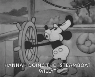Steamboat Willie Vintage Cartoon Mickey Mouse  GIF