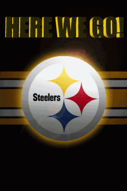 Steelers Logo Here We Go GIF
