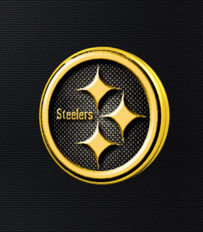 Steelers Logo On Black Background GIF