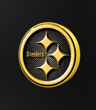 Steelers Logo On Black Background GIF