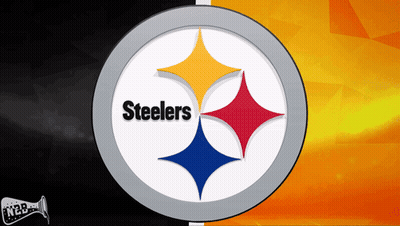 Steelers Logo On Yellow Background GIF