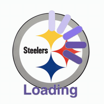Steelers Logo With Loading Below GIF