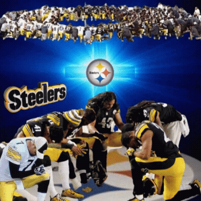 Steelers Players Kneeling GIF