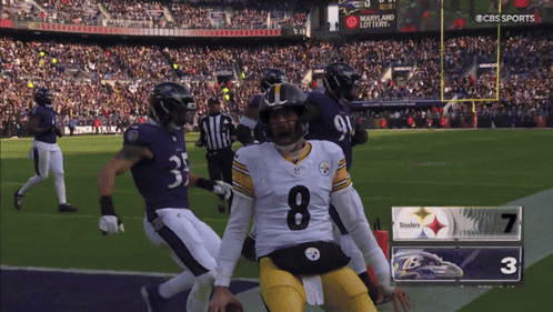 Steelers Ravens Football Game GIF