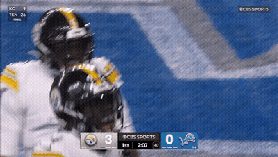 Steelers Vs Detroit Lions On CBS Sports GIF