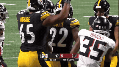 Steelers Vs Falcons Football Game GIF